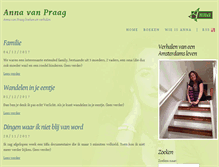 Tablet Screenshot of annavanpraag.nl